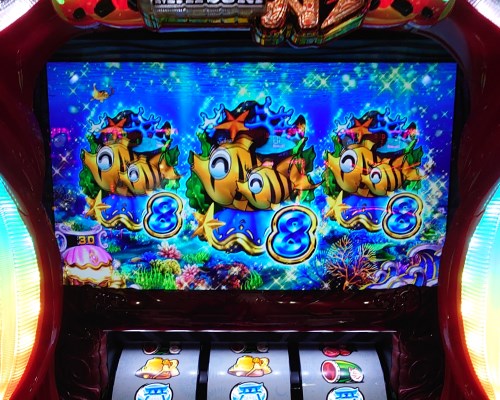 SANYO パチスロスーパー海物語IN沖縄 中古パチスロ実機 [4ch対応