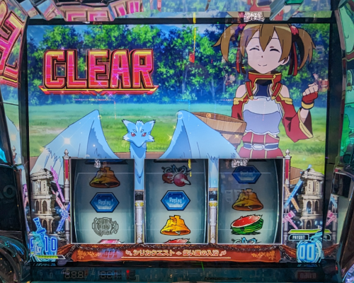 スマスロ　L ソードアート・オンライン　バイブon/off可 ソードアート・オンライン（SAO）実機 本体 PUSHバイブON・OFF