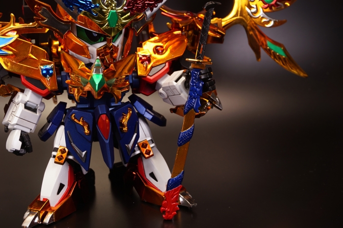 輝神大将軍獅龍凰 (メッキ加工・改造・塗装) - 天丼のプラモブログ