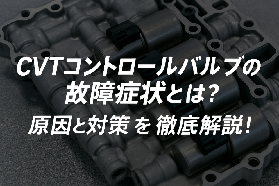CVTコントロールバルブの故障症状は 原因や対策 交換費用まで徹底解説
