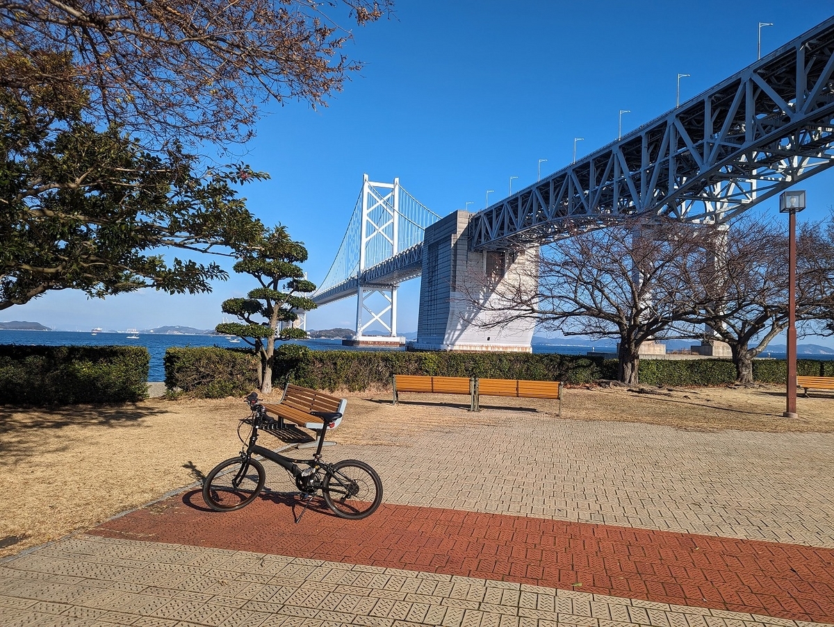 瀬戸大橋 サイクリング 坂出市 宇多津町 - dahon-k3から始めた