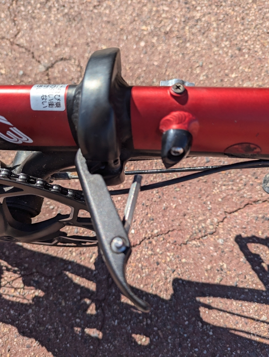 DAHON K3 故障 メンテナンス ヒンジが折れる - dahon-k3から始めた