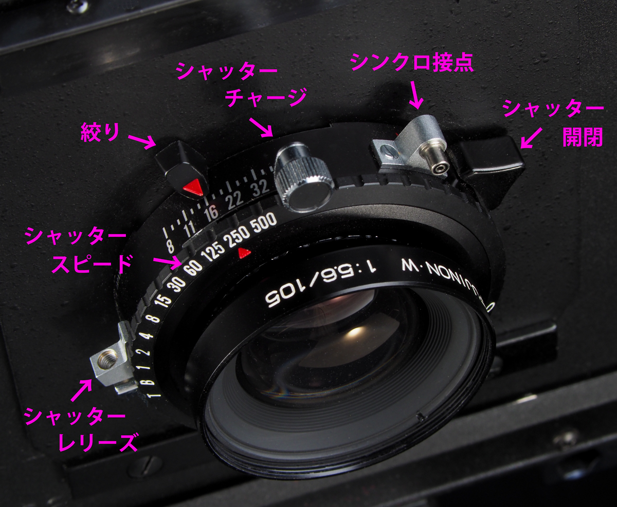 大判カメラ用レンズシャッター - Camera equipment