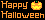 Happy Halloween（20*45px）