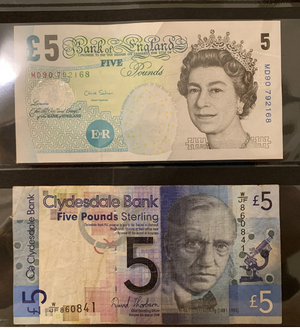 イギリスポンドとスコットランドポンド