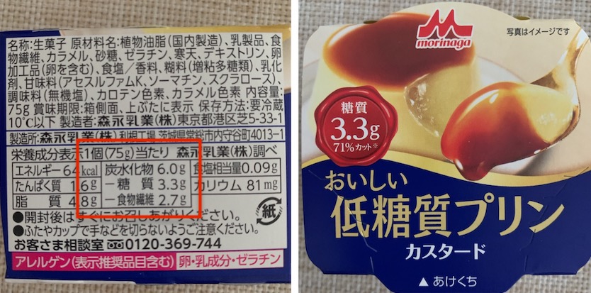 おいしい低糖質プリン
