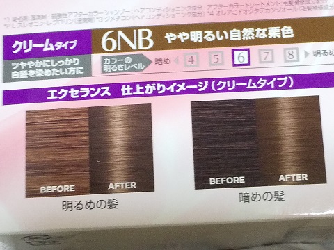 ロレアル パリ エクセランス R クリームタイプ 6NB（白髪染め） - 自分