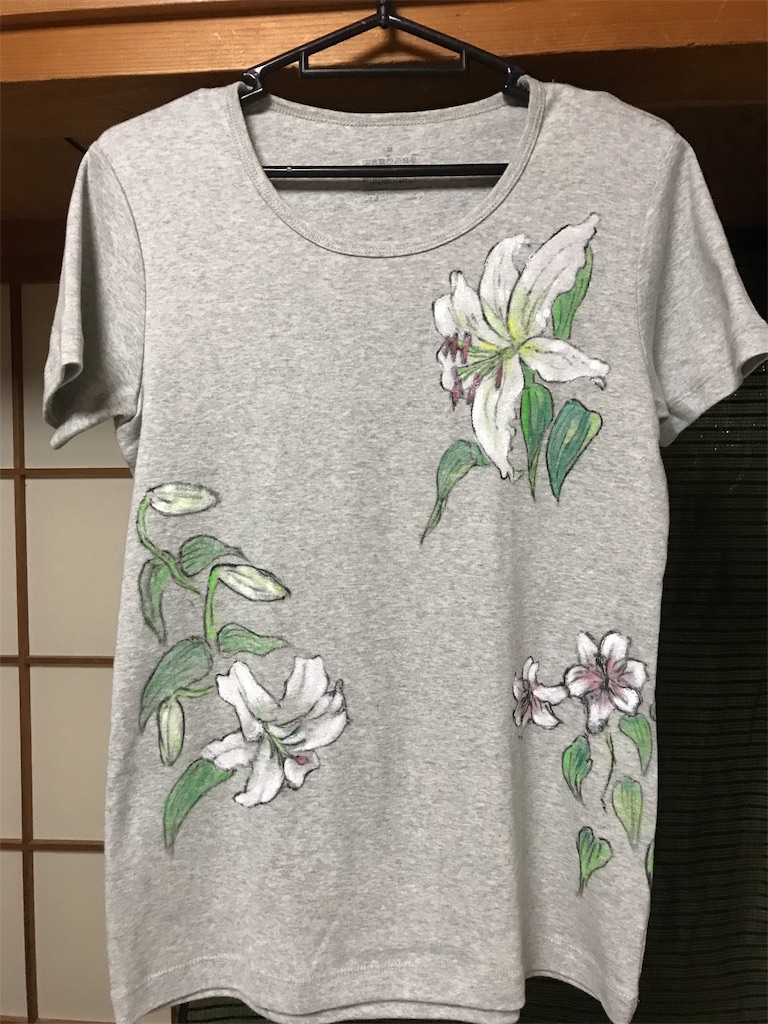 そうだ Tシャツに絵を描こう おきらくごくらく