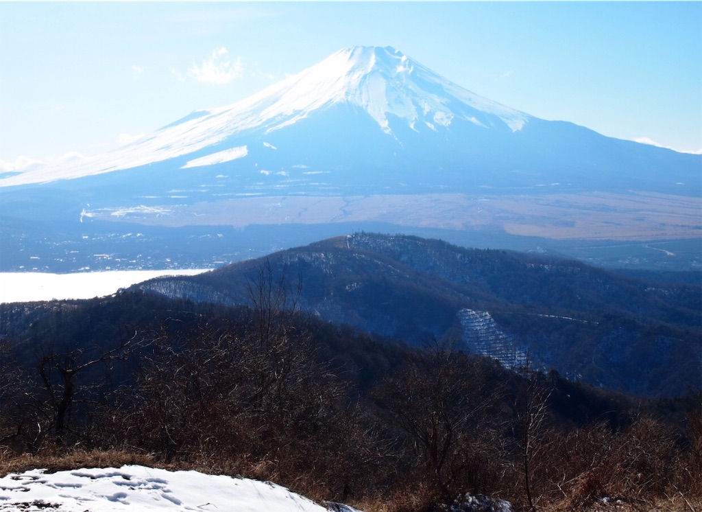 石割山から見た富士山