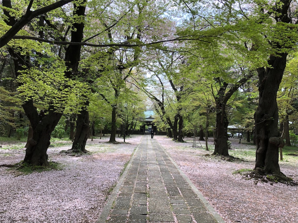 東漸寺の参道