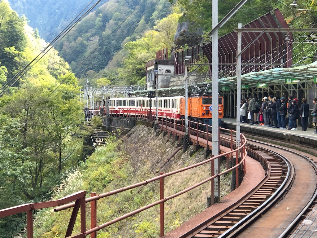 黒部峡谷トロッコ電車