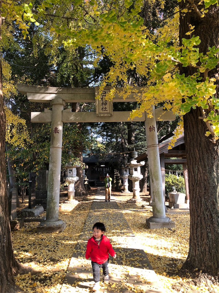 日枝神社にて