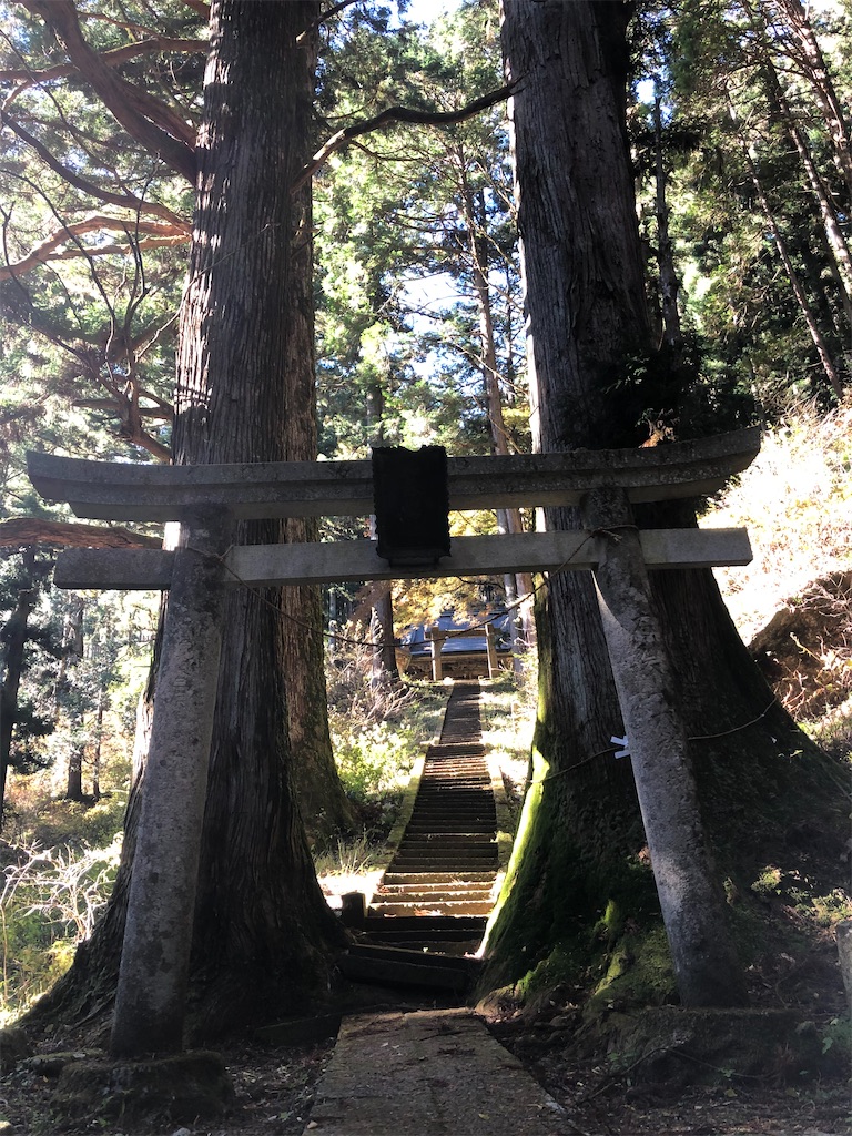 加蘇山神社の入り口