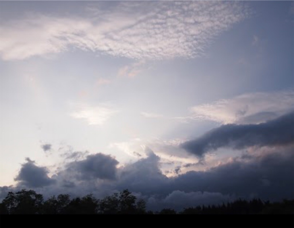 刻々と近づく夕暮れ