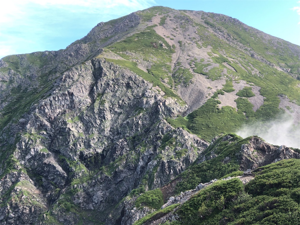 聖岳 南アルプスの名峰１ おきらくごくらく