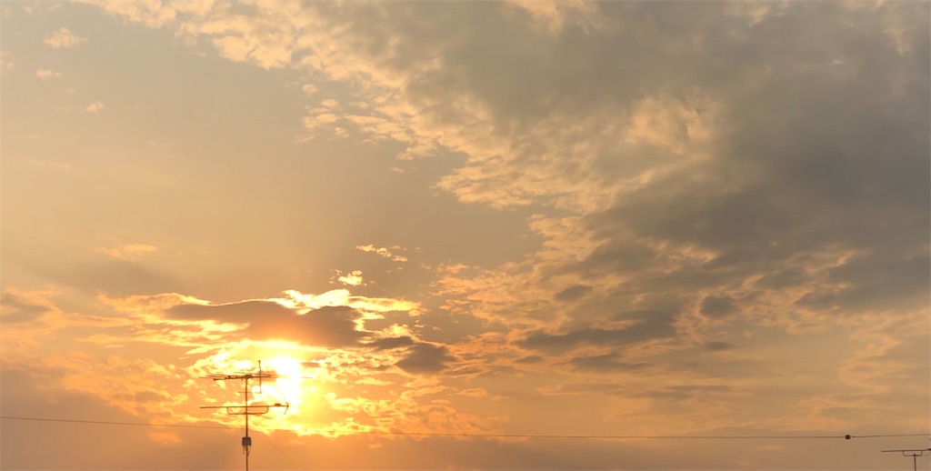 美しい夕焼け