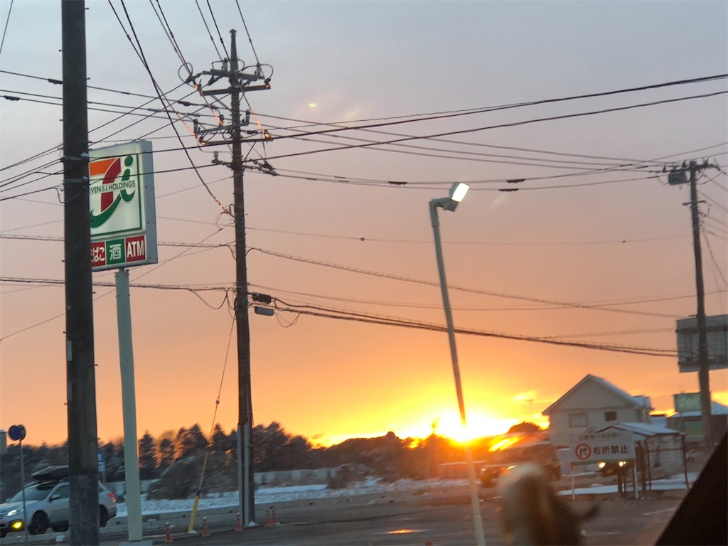 茨城の夕暮れ