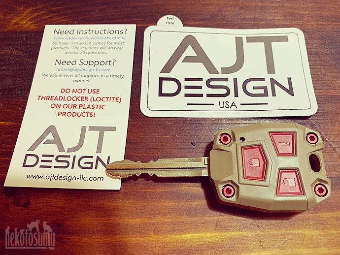 キーケース AJT DESIGN FJクルーザー、1998-2007 キーケース AJT DESIGN FJクルーザー、1998-2007