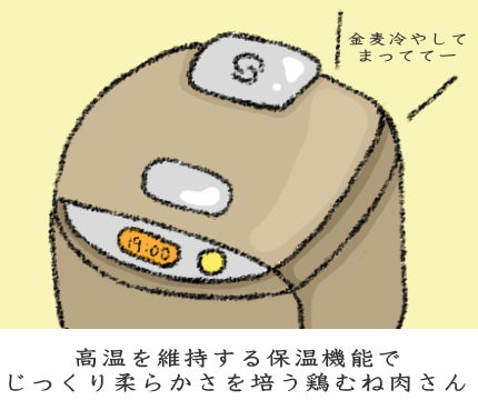 炊飯器で低温保温する 炊飯器で低温保温する
