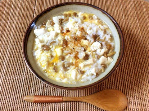 ダイエット雑炊を実食 ダイエット雑炊を実食