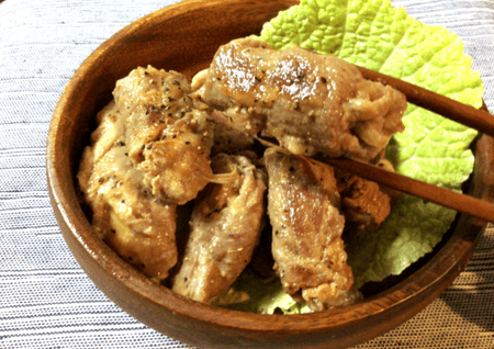 豚もも肉の味噌マヨチーズ茗荷巻き(糖質4.4g) 豚もも肉の味噌マヨチーズ茗荷巻き(糖質4.4g)