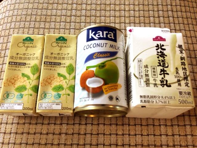 絶品プロテインアイスの材料 絶品プロテインアイスの材料
