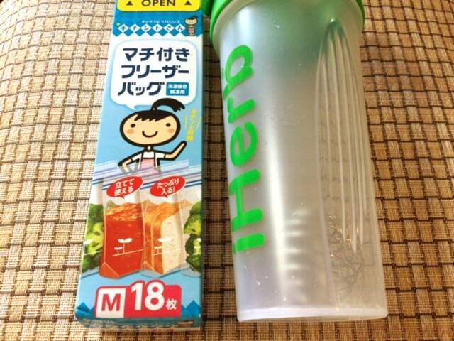 絶品プロテインアイスの材料 絶品プロテインアイスの材料