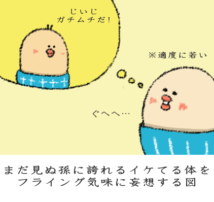 イケてるお爺ちゃんを妄想する図 イケてるお爺ちゃんを妄想する図