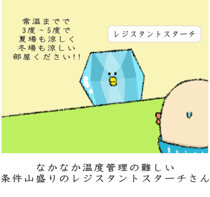 管理の難しいレジスタントスターチ 管理の難しいレジスタントスターチ