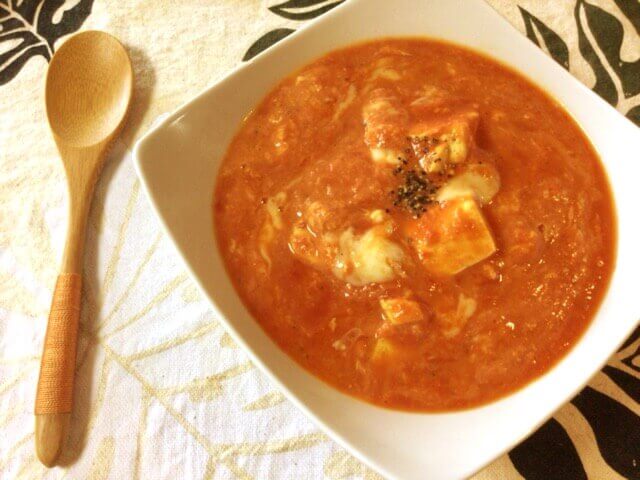 音速コンソメだしカレーのトマトチーズ豆腐(糖質5.8g) 音速コンソメだしカレーのトマトチーズ豆腐(糖質5.8g)