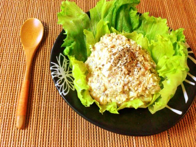 鯖タルタルの絶品ポテサラ風大豆カレー(糖質3.3g) 鯖タルタルの絶品ポテサラ風大豆カレー(糖質3.3g)