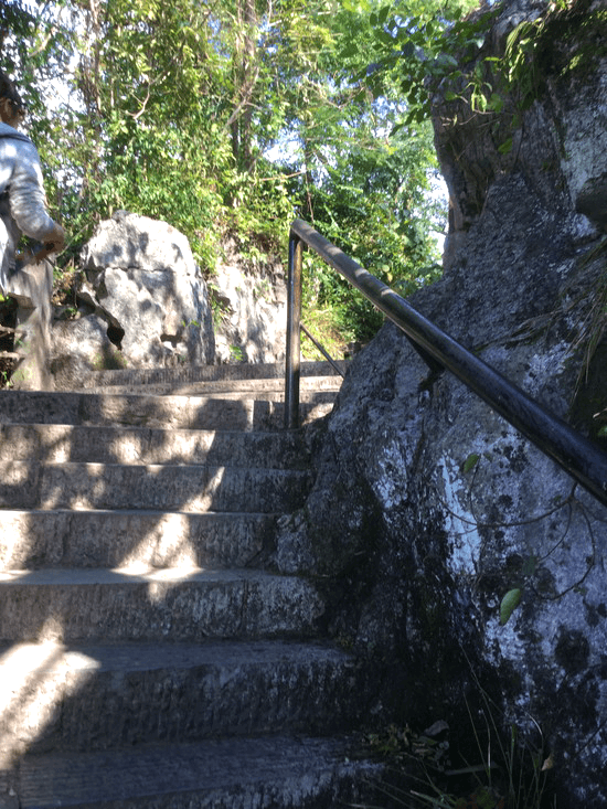 象山景区の悶絶山登り 象山景区の悶絶山登り
