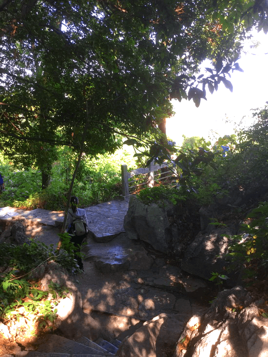象山景区の悶絶山登り 象山景区の悶絶山登り