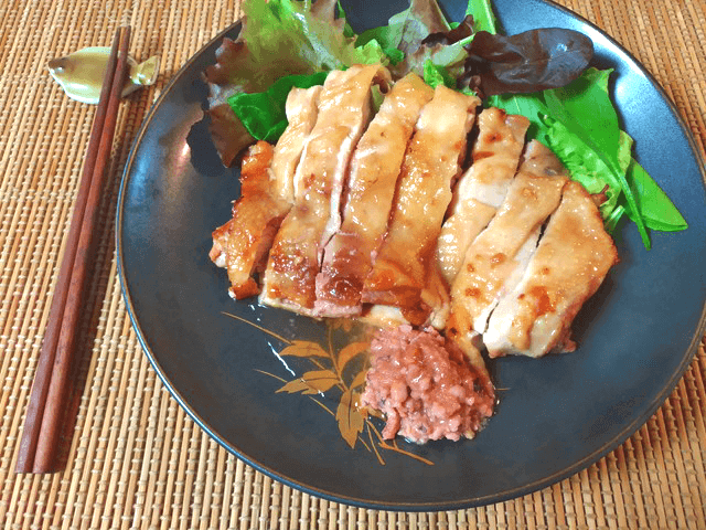 塩辛バター醤油の絶品おろしオーブンチキン(糖質4.1g)