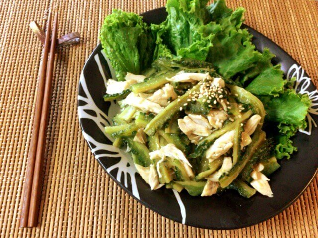 オイスター塩麹の濃旨ゴーヤささみ青椒肉絲(糖質6.5g)