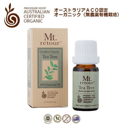 Mt. retour ACO認定オーガニック ティーツリー(無農薬有機)