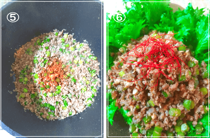 野菜に包もう!蒟蒻豚そぼろ