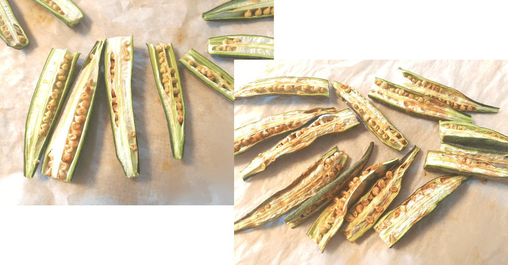 ノンオイル野菜チップス(おくら)