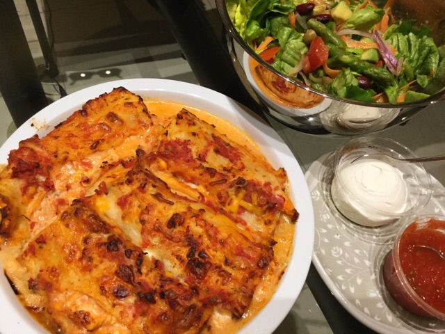 チキンエンチラーダ ねこのくいしんぼ日記