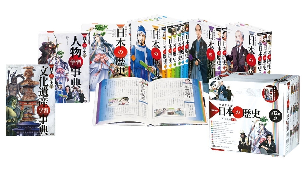 学研まんが NEW日本の歴史 別巻2冊付セット 全14巻