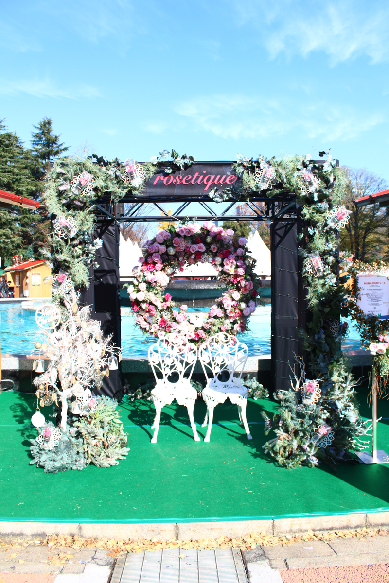 日比谷公園 東京クリスマスマーケット rosetiqueのインスタ映えしそうなフォトスポット