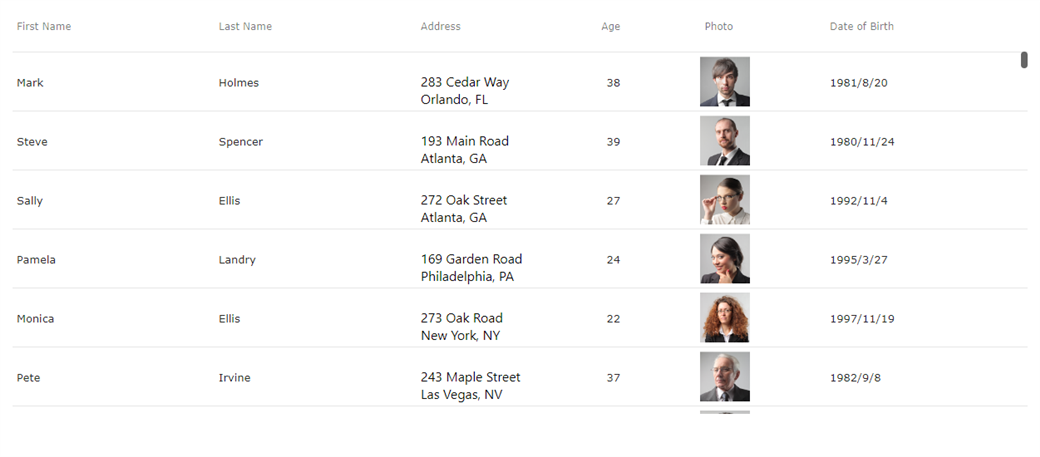 f:id:neri78:20190508155738p:plain Reactデータグリッド - 列の種類