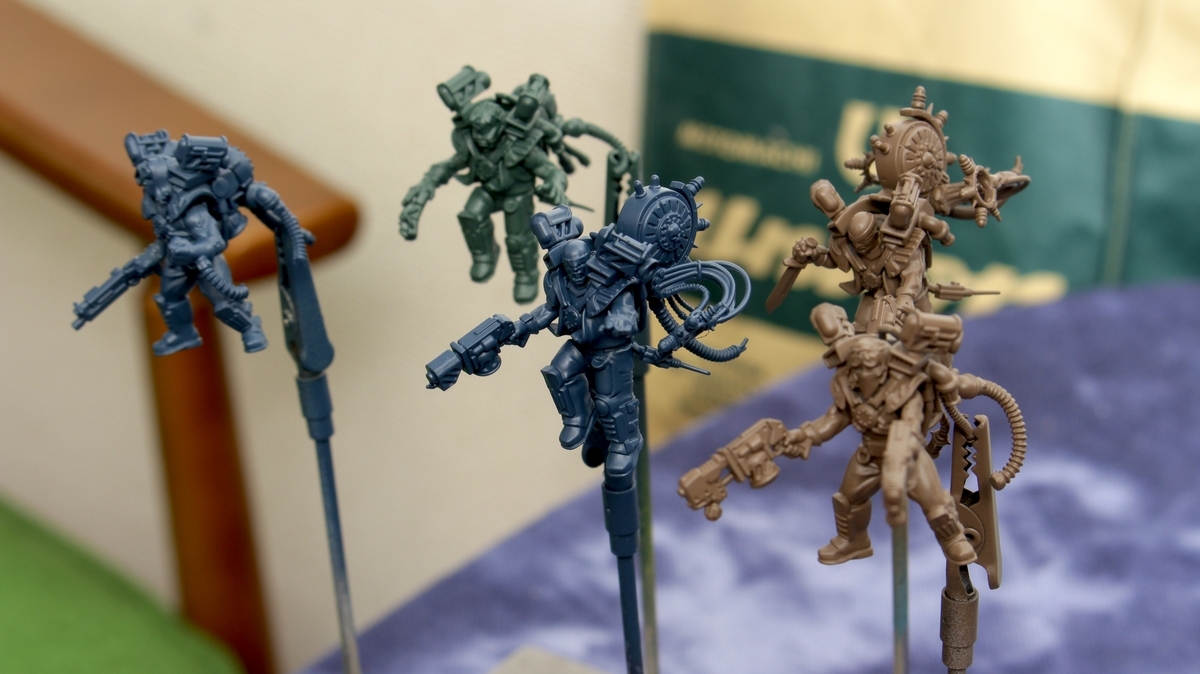 【イオヌス・クリプトボーン】ウォーハンマー　キットバッシュ・塗装完成品 連想と交換。初めてnecromundaのキットバッシュをした - Re:11colors
