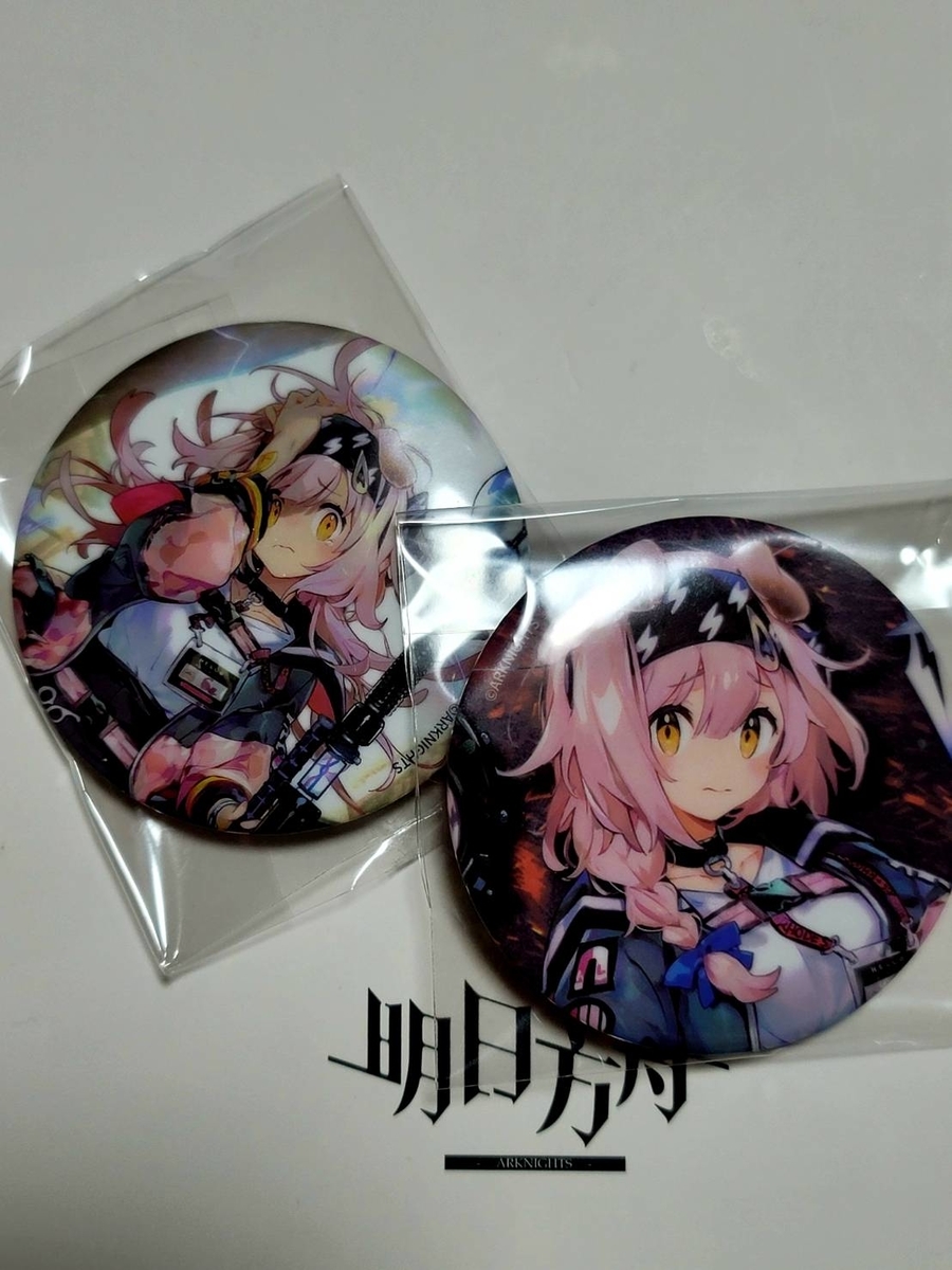 大陸限定公式グッズ 缶バッジ(6cm) 「ゴールデングロウ」昇進1.2ver 