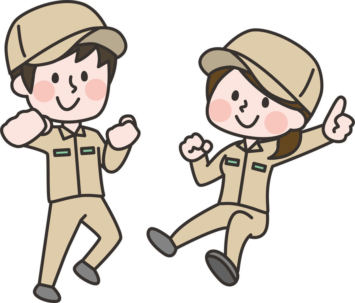 期間工で働く男性と女性