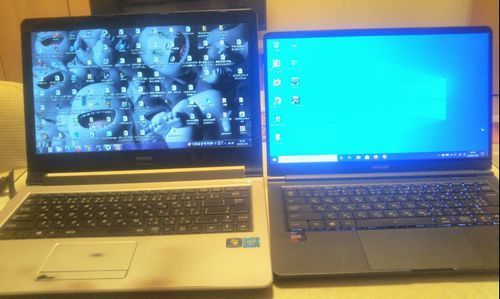 古いパソコンと新しいパソコン