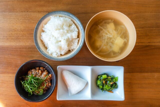 塩分の少ない日本食