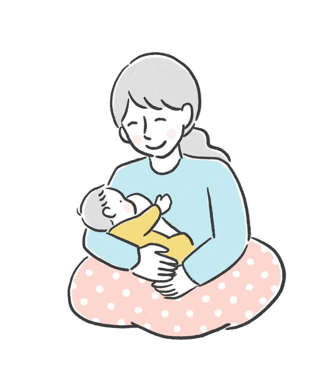 授乳中のママさん