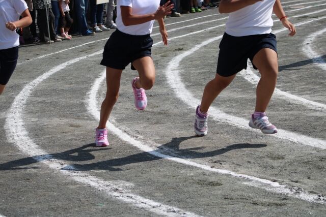 子供のかけっこ