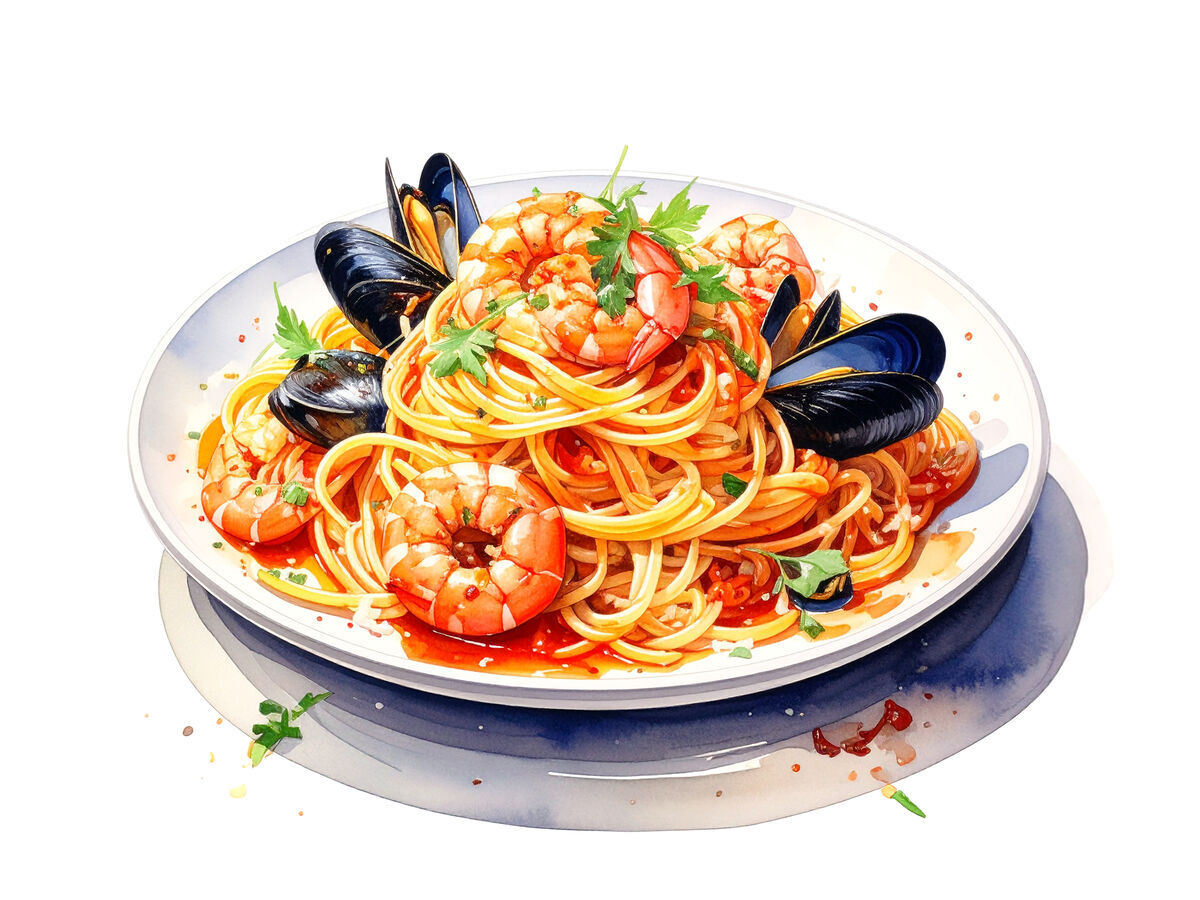 おいしそうなパスタ